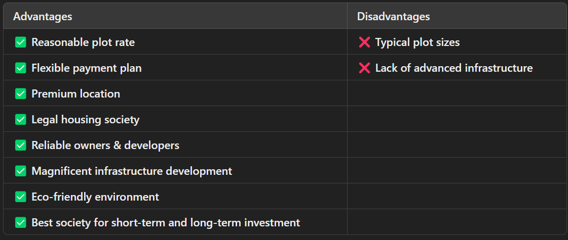 ICHS Town Advantages & Disadvantages